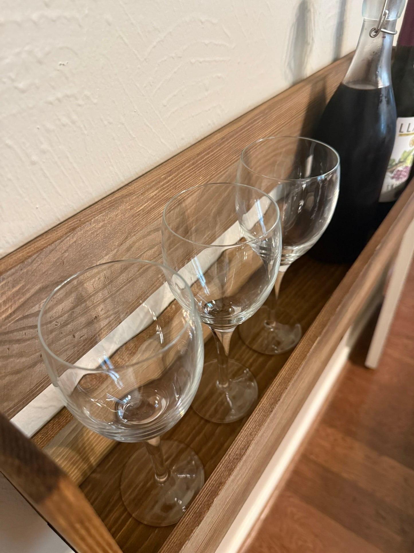 Floating Shelves - Dark Stain