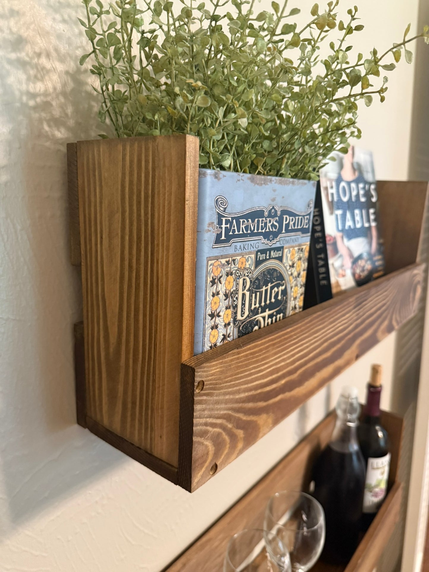 Floating Shelves - Dark Stain