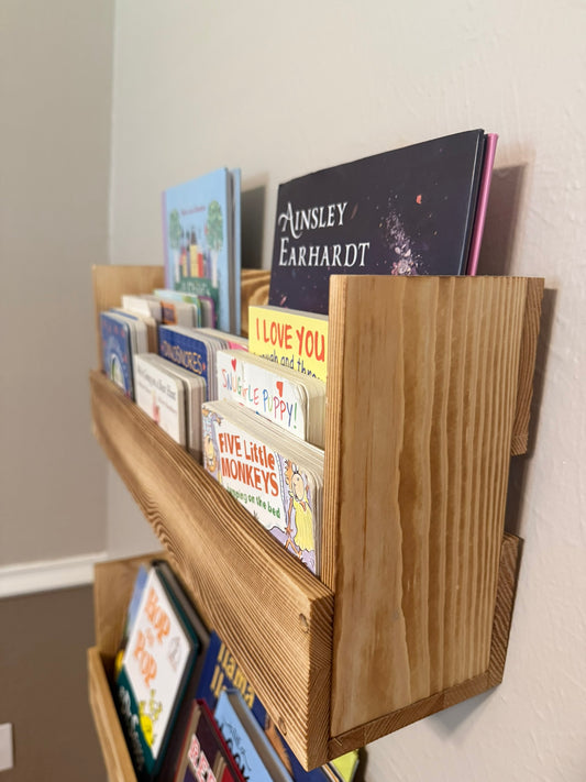 Floating Shelves - Natural Wood