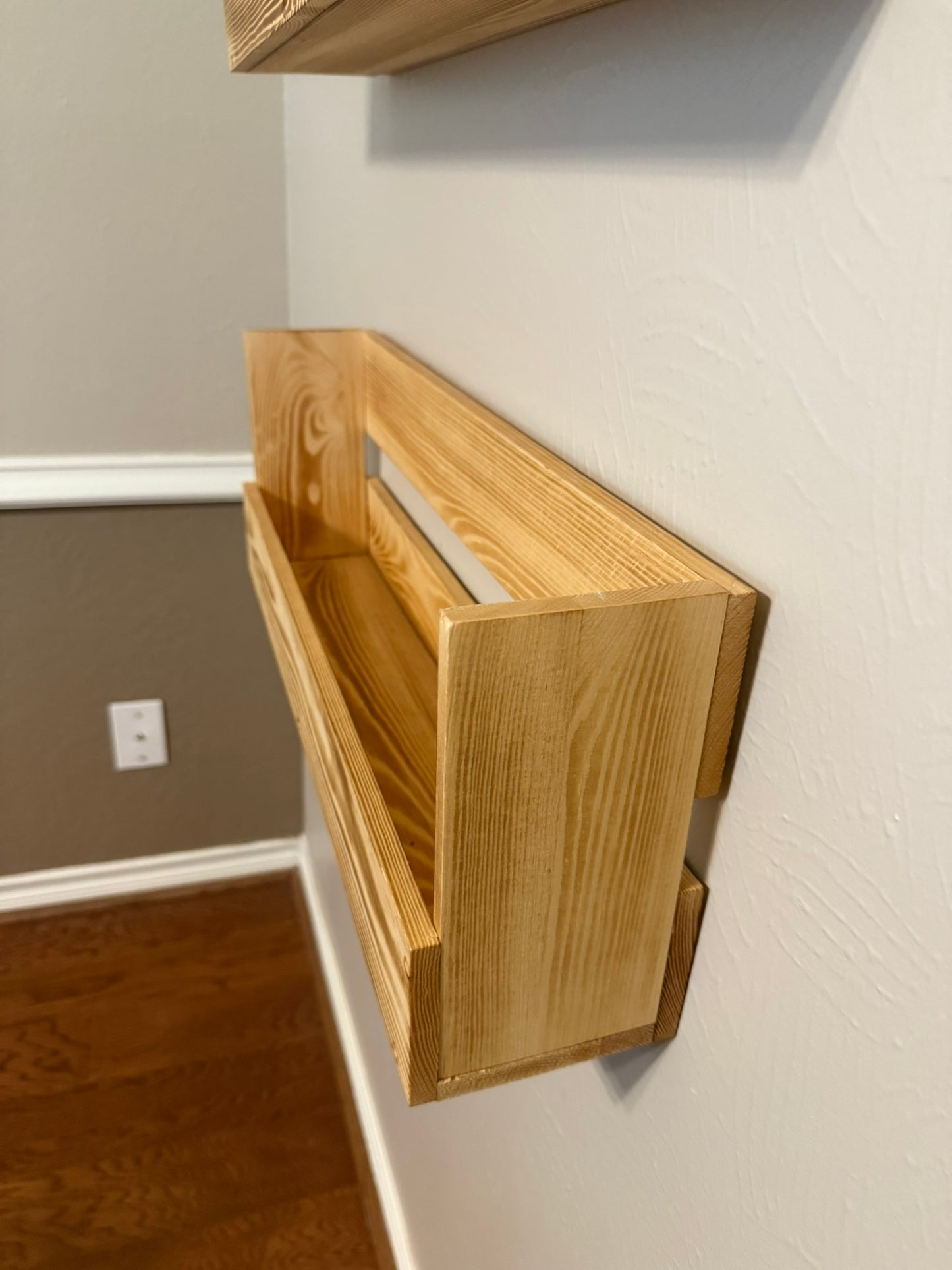 Floating Shelves - Natural Wood
